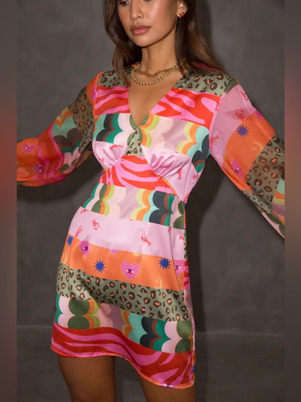 NWT never fully dressed long sleeve Monique Emmy dress - sz 2